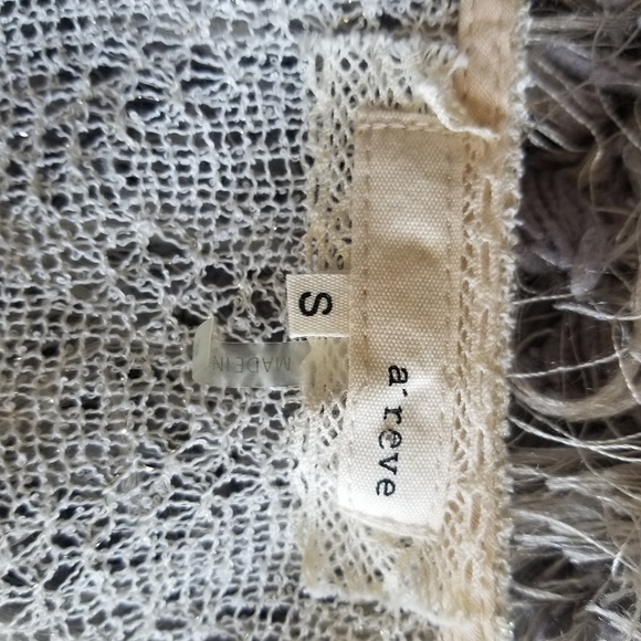 Anthropologie A Reve lace and ruffled top. - Picture 5 of 8